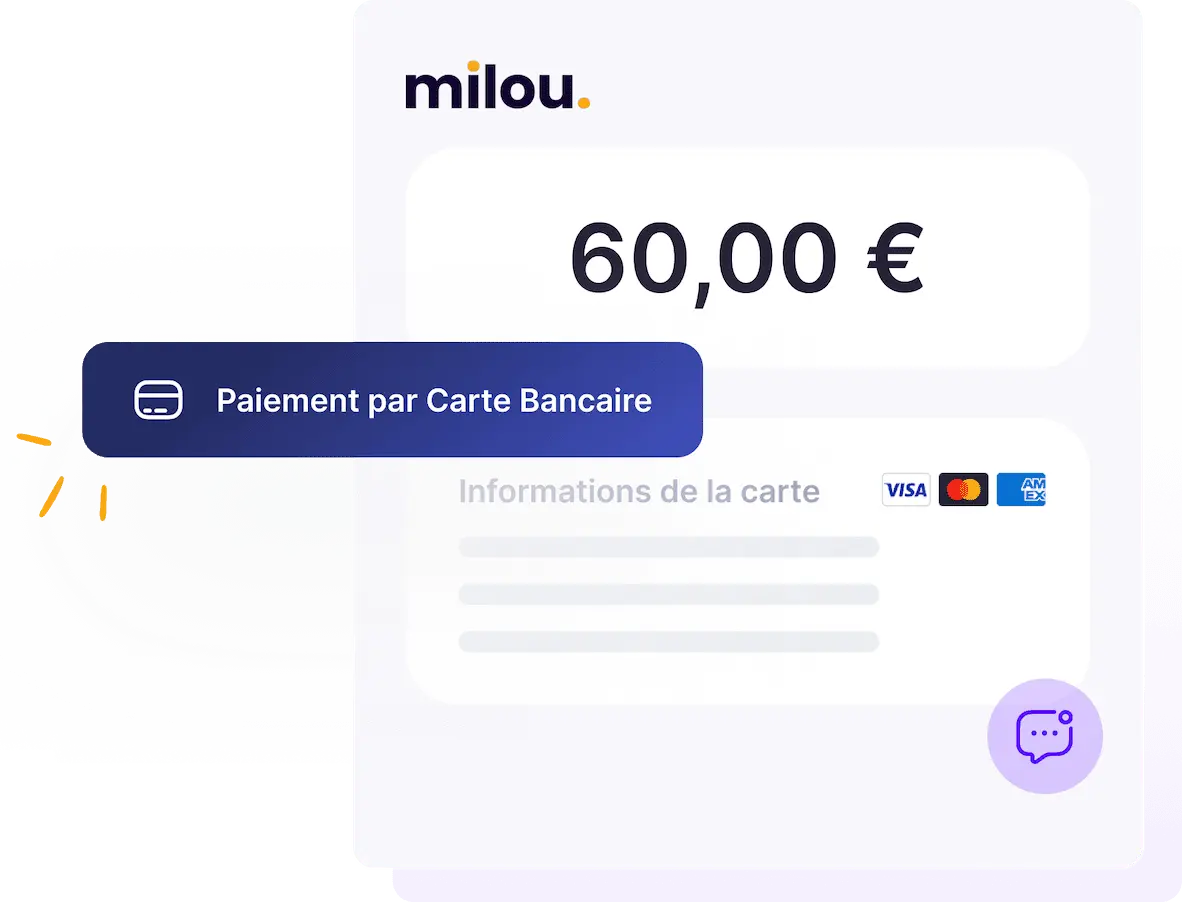 Paiement par carte bancaire CB sans contact par sms.